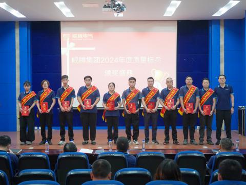 利国娱乐国际老牌w66电气集团召开2024年度质量月总结表扬大会