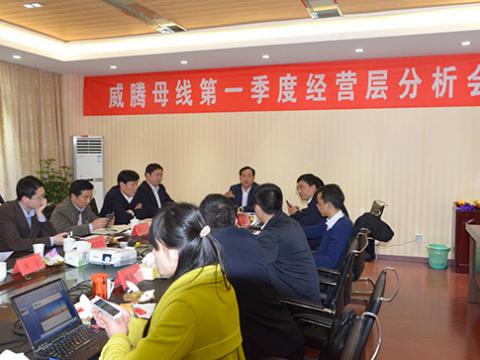 江苏利国娱乐国际老牌w66实现首季开门红—一季度谋划事情聚会在铜业公司新厂区顺遂召开