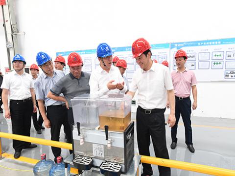 市委书记潘早云深入利国娱乐国际老牌w66集团开展清静生产检查